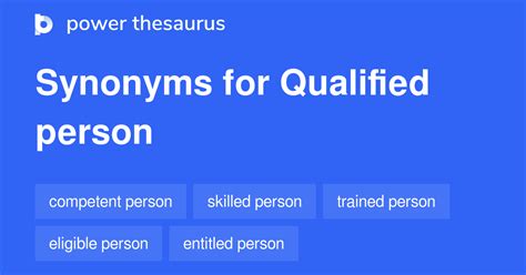 synonyms for qualified